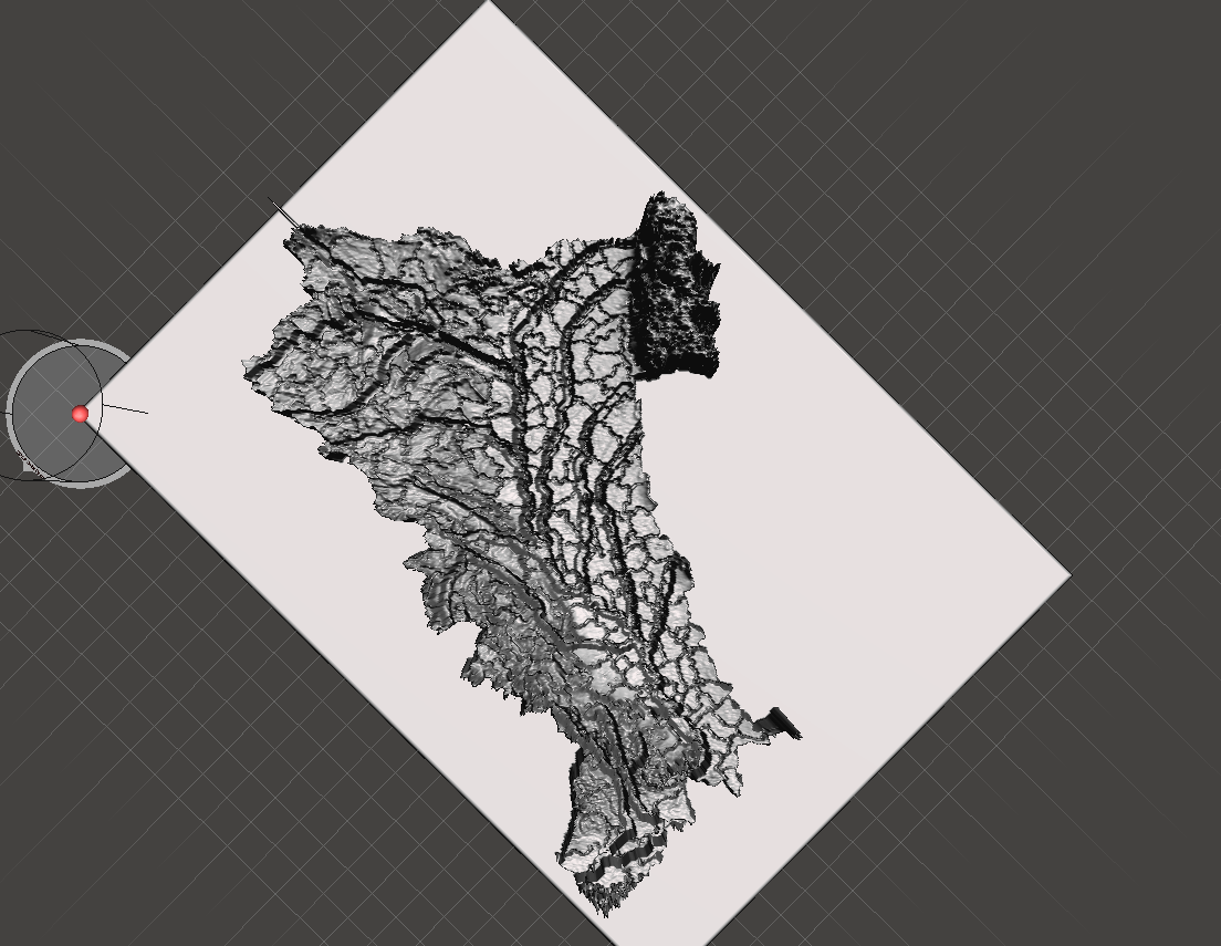 Elevation profile — side view